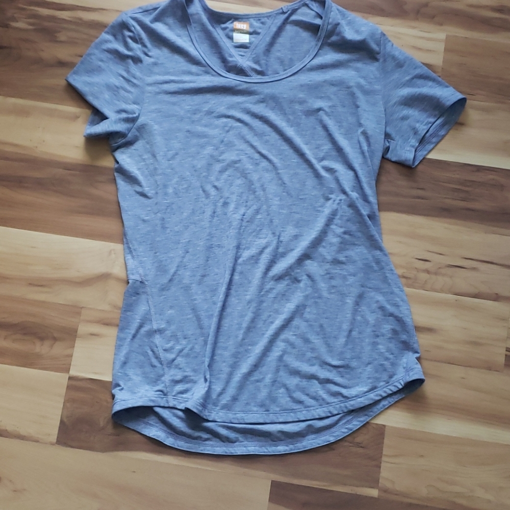 Lucy, Lucy tech athletic top heather blue